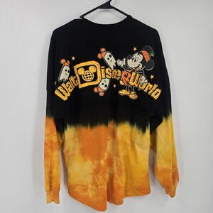 Walt Disney World Spirit Jersey Halloween Sweatshirt Sz XS Oversize Mickey Mouse